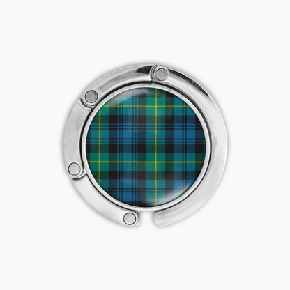 Valet de sac Pretty Please Atelier au motif tartan vert.